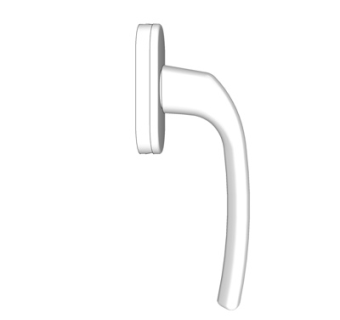 现代金属门把手su模型