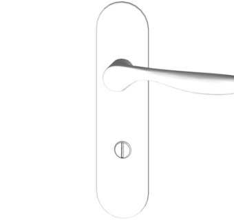 现代金属门把手su模型