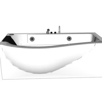 现代陶瓷洗手盆su模型