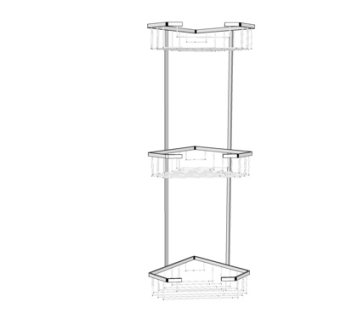 现代卫浴架su模型