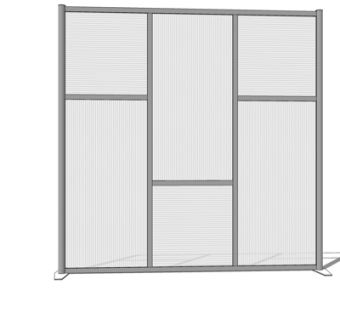 现代隔断屏风su模型