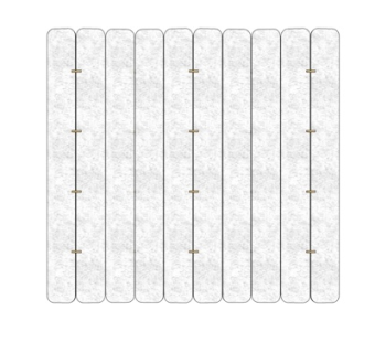 现代暖气片su模型