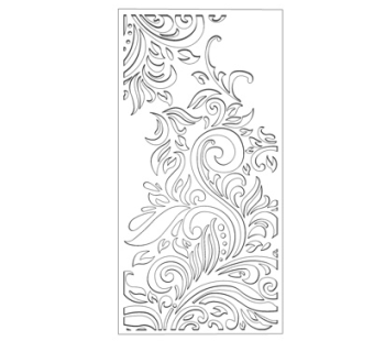 欧式雕花隔断屏风su模型