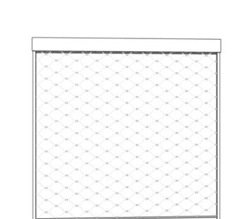 现代隔断屏风su模型