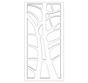 现代隔断屏风su模型