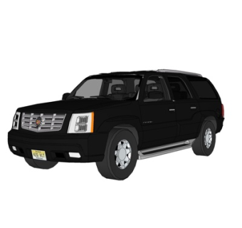 现代凯迪拉克suv汽车su模型