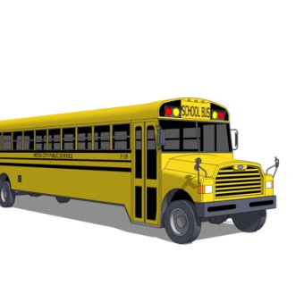 现代校车su模型