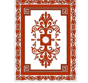 简欧雕花su模型