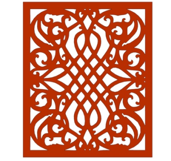 简欧雕花su模型