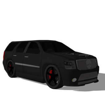 现代suv汽车su模型