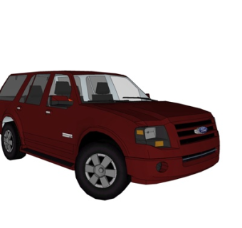 现代家用汽车su模型