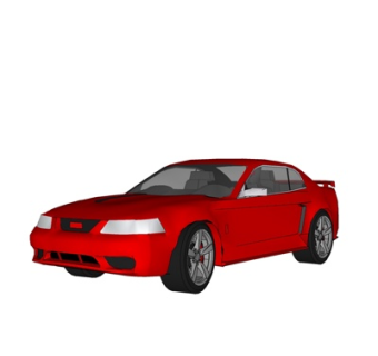 现代家用汽车su模型