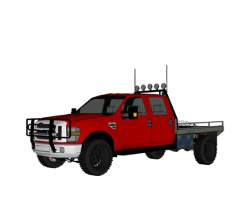 现代越野皮卡su模型