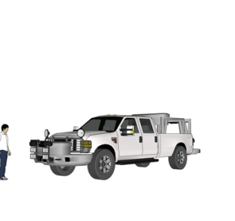 现代越野皮卡su模型