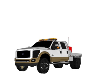 现代越野皮卡su模型