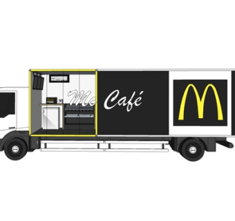 现代金拱门小吃车su模型