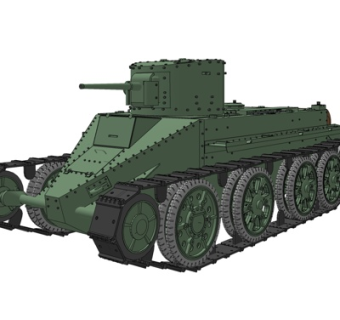 现代坦克su模型