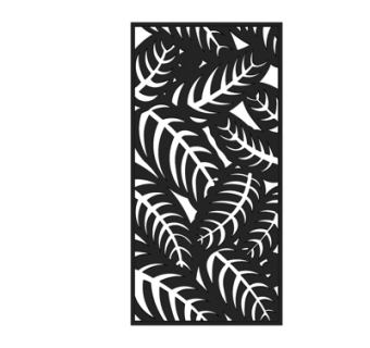 现代树叶隔断屏风su模型