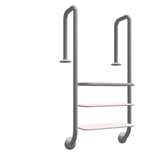 现代卫浴架su模型