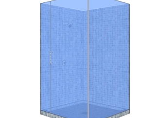<em>现代</em>玻璃<em>淋浴房</em>su模型