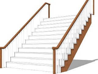 现代瓷砖<em>楼梯su模型</em>
