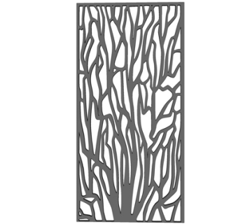 现代隔断屏风su模型