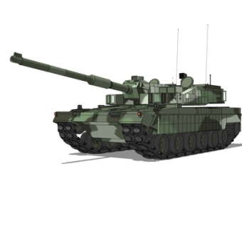 现代坦克su模型