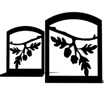 现代树枝屏风su模型