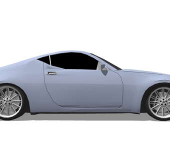 现代跑车su模型