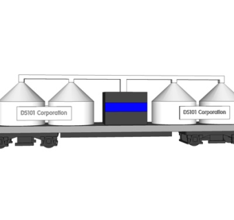 现代天然气运输车su模型