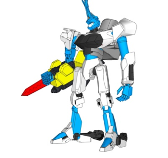 现代高达su模型