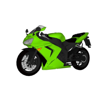 现代摩托车su模型