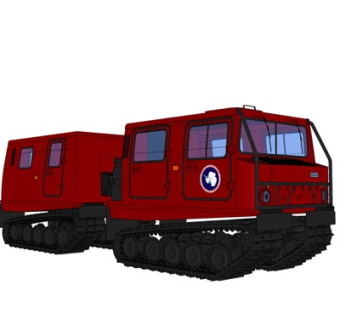 现代全地形极地车su模型