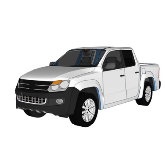 现代皮卡su模型