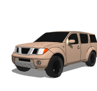 现代运动型多用途汽车su模型