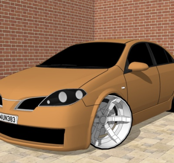 现代家用汽车su模型