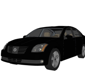 现代家用汽车su模型