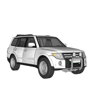 现代运动型多用途汽车su模型