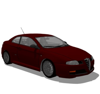 现代家用汽车su模型