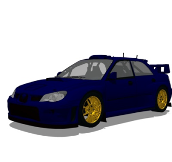 现代跑车su模型