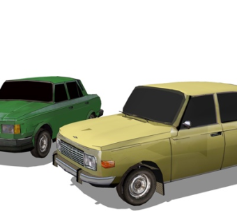 现代家用汽车su模型