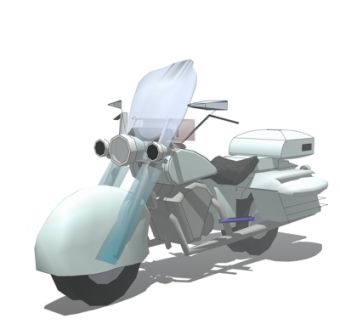 现代摩托车su模型