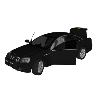 现代家用汽车su模型