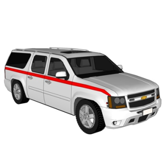 现代运动型多用途汽车su模型