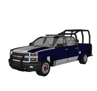 现代皮卡su模型