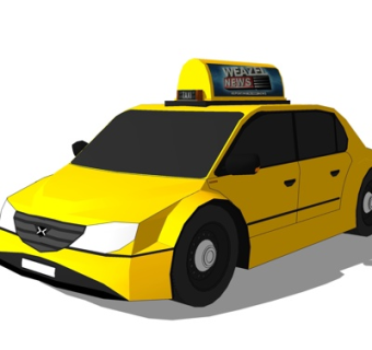 现代出租车su模型