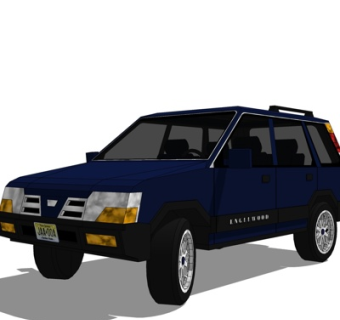 现代运动型多用途汽车su模型