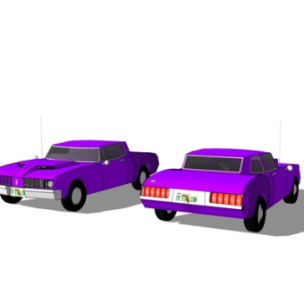 现代运输车su模型