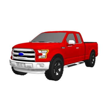 现代运输车su模型