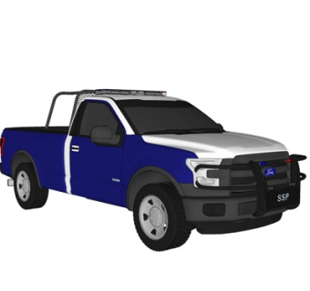 现代运输车su模型